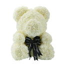 Gifts for Mom Rose Bear 25Cm/40Cm Artificial Flowers Rose Teddy Bear Wedding Anniversary Birthday Gifts for Her Girlfriend Women