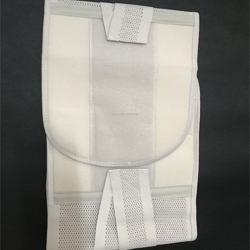 Men Sweat Girdle Shaper Slimming Abdominal Belt Waist Cinchers Back Posture Corrector Body Band