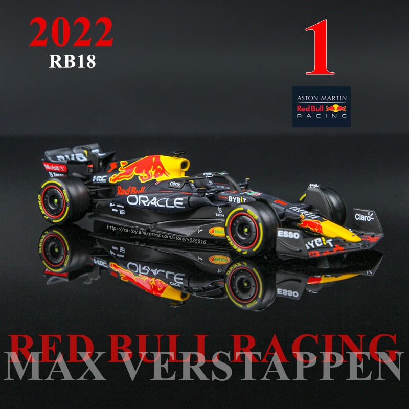 Bburago 1:43 2021 F1 Red Bull Racing RB16B 33# Verstappen 11# Sergio Perez Formel-1-Simulationslegierung, Super-Spielzeugautomodell