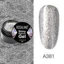 ROSALIND Gel Nail Polish Set Shiny Platinum Nails Art For Manicure Nail Gel Lak UV Colors Top Base Coat Primer Hybrid Varnishes