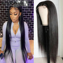 Pelucas de cabello humano con frente de encaje recto transparente Peluca con frente de encaje de onda del cuerpo Peluca con frente de encaje rizado profundo indio Pelucas de cabello humano para Bl