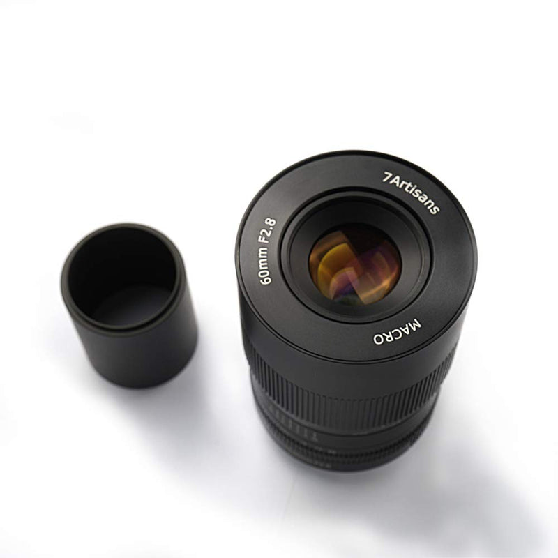 7artisans 7 artisans 60mm F2.8 1:1 Magnification Macro Lens For Canon EOS-M  Sony E Fuji FX Micro 4/3 Camera Lens