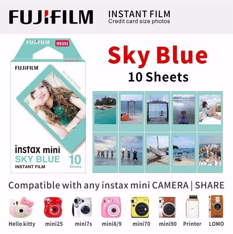 Origin Fujifilm Instax Mini Film 10-100 Sheets Photo Paper for Fuji Instant Film Cameras Instax Mini 11 8 9 90 Link Liplay EVO