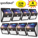 Goodland 228 144 LED Solar Light Outdoor Solar Lamp With Motion Sensor Solar Powered Sunlight Spotlights For Garden Decoration
