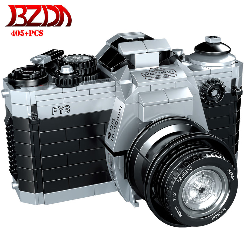 Mini Retro Kamera Bausteine ​​Ideen Retro Digitalkameras FY2A Slr-kamera Collector Model Bricks Bildung Spielzeug für Kinder
