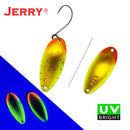 Jerry Serpent Micro Fishing Spoons Brass Wobbler Lake Area Trout Chub Perch Metal Lures Baubles
