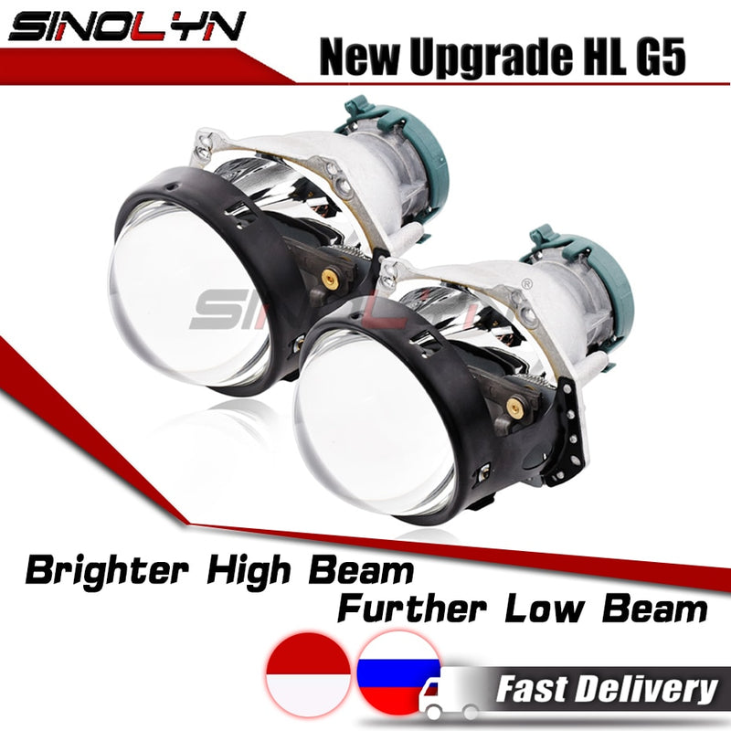 Sinolyn D1S D2S D3S D4S Hella 3R G5 Linsen für Scheinwerfer 3.0 HID Bi-Xenon Projektorlinse ersetzen Autolampen Zubehör Nachrüstung
