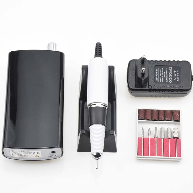 Portable 36W 35000RPM Electric Nail Drill Machine Rechargeable Set for Nail Pedicure Manicure Machine Drill Accessories Tools