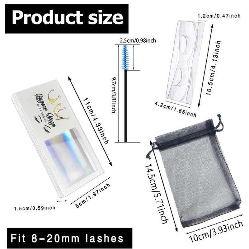 Wholesale 3d Mink Lashes Case Eyelashes Box Package Lash Boxes Packaging Custom Logo Plastic Sliding Clear Custom Lash Boxes