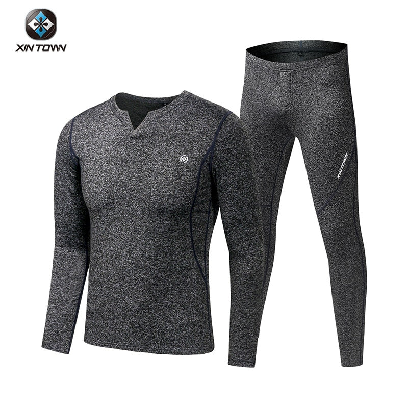 Conjuntos de ropa interior térmica deportiva para hombre