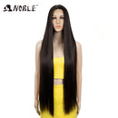 Noble Synthetic Lace Front Wigs For Women 38 Inch Straight Wig Lace Wig Ombre Blonde Lace Wigs Cosplay Straight Lace Front Wig