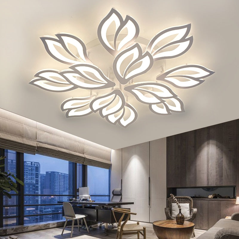 LED Chandelier For Living Room Ceiling Chandelier Bedroom Home Modern Ceiling Light LED Lighting Remote Control Lights for Room