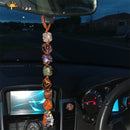 Sunligoo Reiki Healing 7 Chakra piedra preciosa caída con borla meditación espiritual ventana coche Feng Shui adorno colgante decoración del hogar