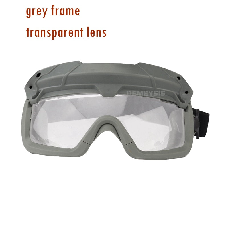 Tactical Airsoft Paintball Goggles Windproof Anti Fog CS Wargame Wanderschutzbrille Passt für Tactical Helm