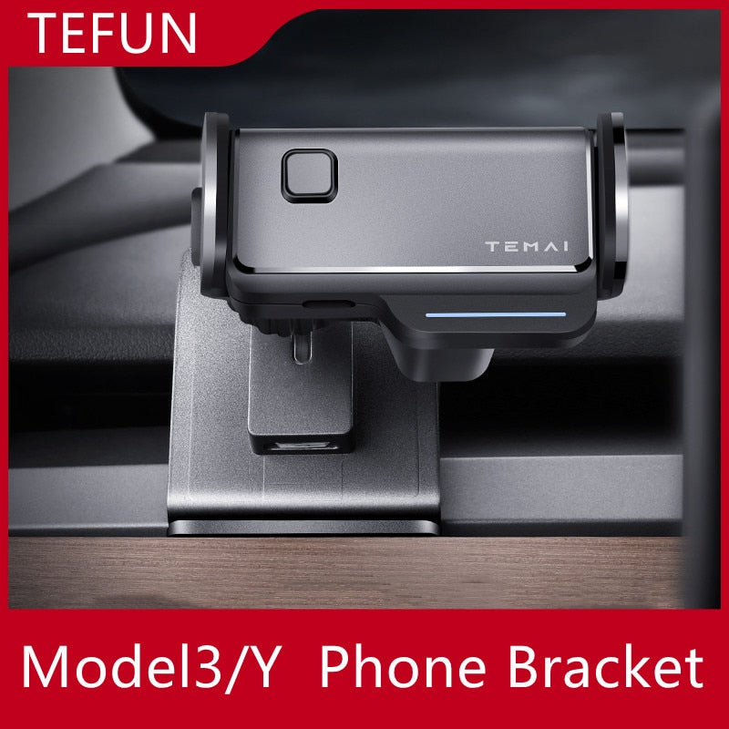 Auto-Handyhalterung für Tesla Model 3 Y Fixed Clip Safety Handy Holder Stand, Tesla Phone Mount for Screen HUD Phone Hold