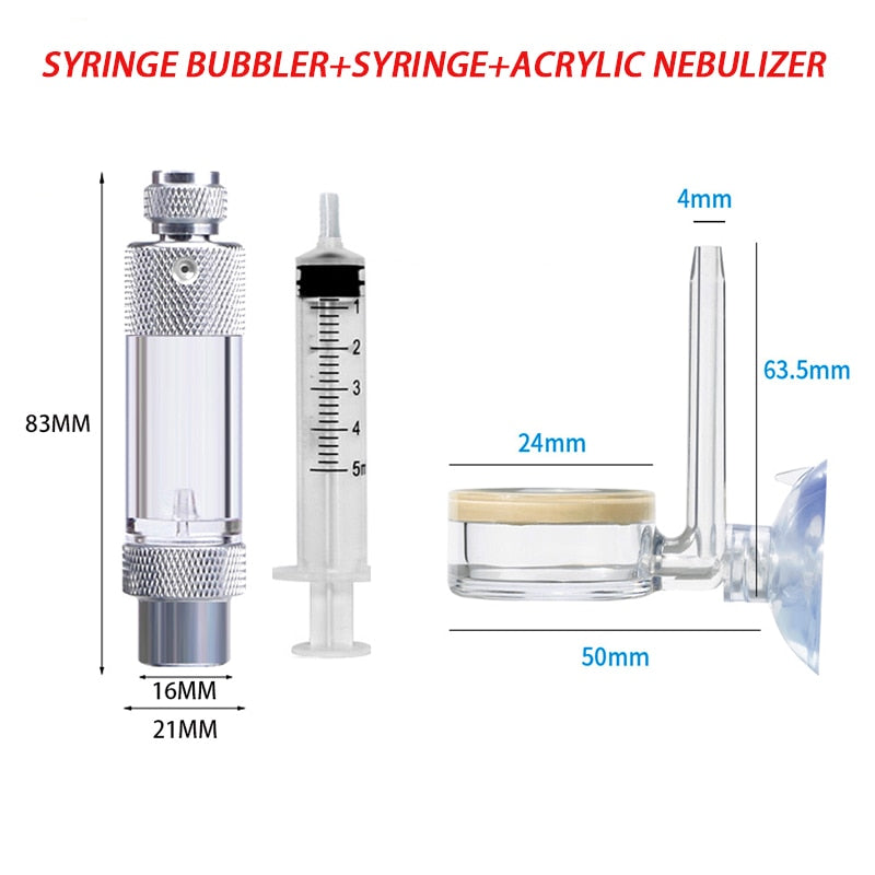 Kit de sistema generador de CO2 DIY para acuario ZRDR generador de CO2, difusor de contador de burbujas con válvula solenoide, para/crecimiento de plantas acuáticas