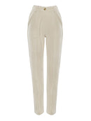 OOTN Office Lady High Waist Khaki Pants Women 2022 Autumn Fashion Casual Trousers Zipper Pocket Solid Female Brown Pencil Pants