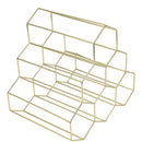 Creative Geometric Wine Rack Metal Simple Household Grape Wine Rack Restaurant Living Room Bar Wine Cabinet Wine Display
