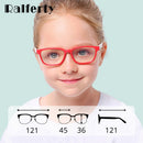 Ralferty Kids Square Glasses Anti-blue Blocking Computer Eyewear Frame Child Boy Girl TR90 Flexible Eyeglasses Frames A008