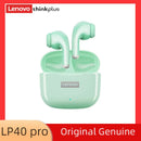Original Lenovo LP40 Pro TWS Earphones Wireless Bluetooth 5.1 Sport Noise Reduction Headphones Touch Control 250mAH Earphones