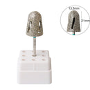 80/120/180 Nail Legs Drill Bit Diamond Pedicure Polishing Cap Foot Callus Cuticle Cutters Burr Bits Manicure Accessories Milling