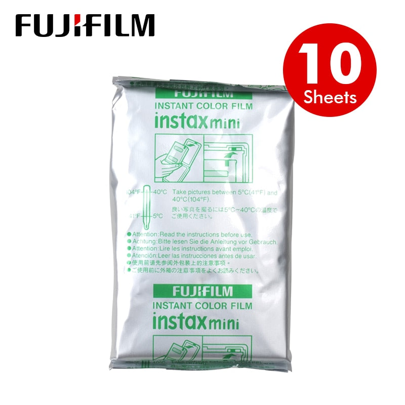 Origin Fujifilm Instax Mini Film 10-100 Sheets Photo Paper for Fuji Instant Film Cameras Instax Mini 11 8 9 90 Link Liplay EVO