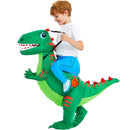 Kids Child Inflatable Dinosaur Costume Anime Mascot Dress Suit Halloween Purim Christmas Party Cosplay Costumes for Boys Girls