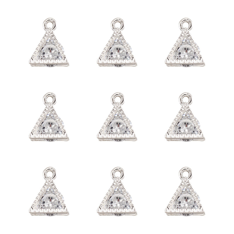 80-160 Stück Zirkonia Strass Charms Anhänger Tropfen Herz Kristall Charms für Schmuck DIY Ohrringe Halskette Armband Herstellung