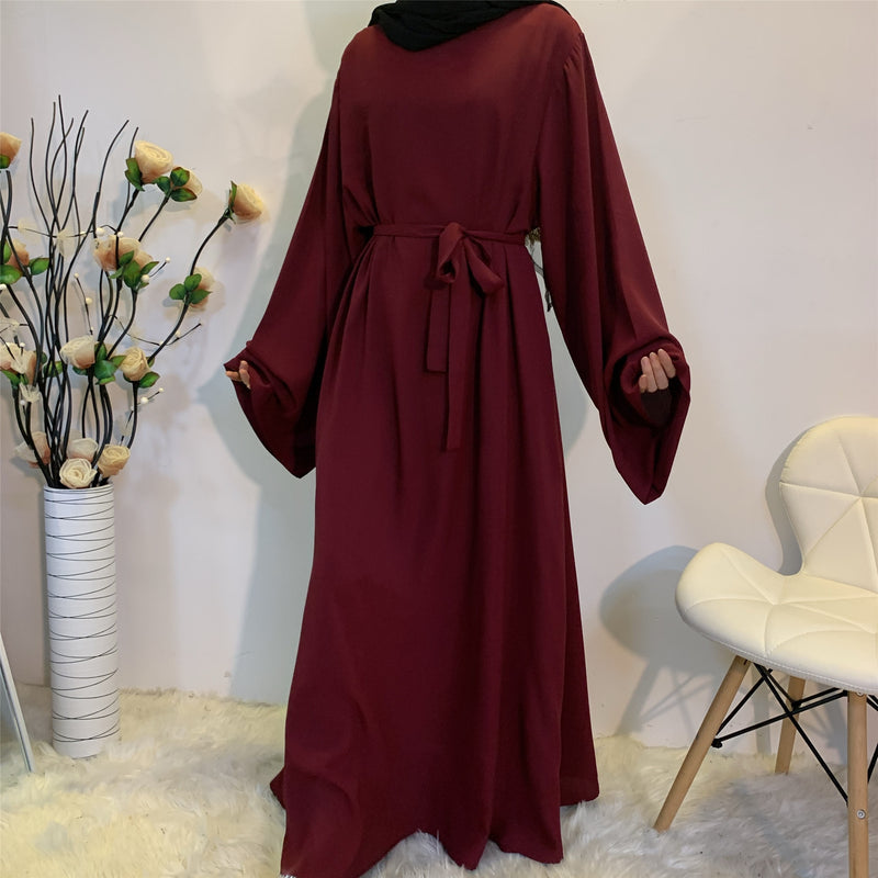 Eid Mubarak Abaya Dubai Turkey Kuftan Muslim Abayas for Women Hijab Dress Caftan Marocain Islamic Clothing De Moda Musulmanan