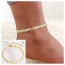 Snake Chain Anklet for Women Girls Adjustable Summer Beach Chain Anklet Bracelet Mother&