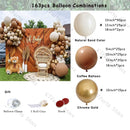 Retro Coffee Matte White Balloons Garland Arch Kit Boho Hochzeit Dekoration Geschlecht offenbaren Geburtstag Baby Shower Decor Zubehör