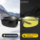 Gafas De Sol polarizadas fotocromáticas De aluminio y magnesio, gafas De conducción para hombre, gafas De conducción De visión nocturna diurna, gafas De Sol masculinas