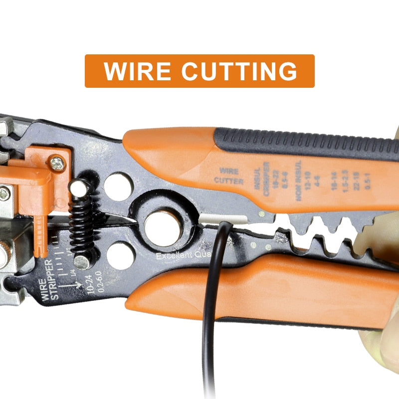 Crimper Cable Cutter Automatic Wire Stripper Multifunctional Stripping Tools Crimping Pliers Terminal 0.2-6.0mm2 tool