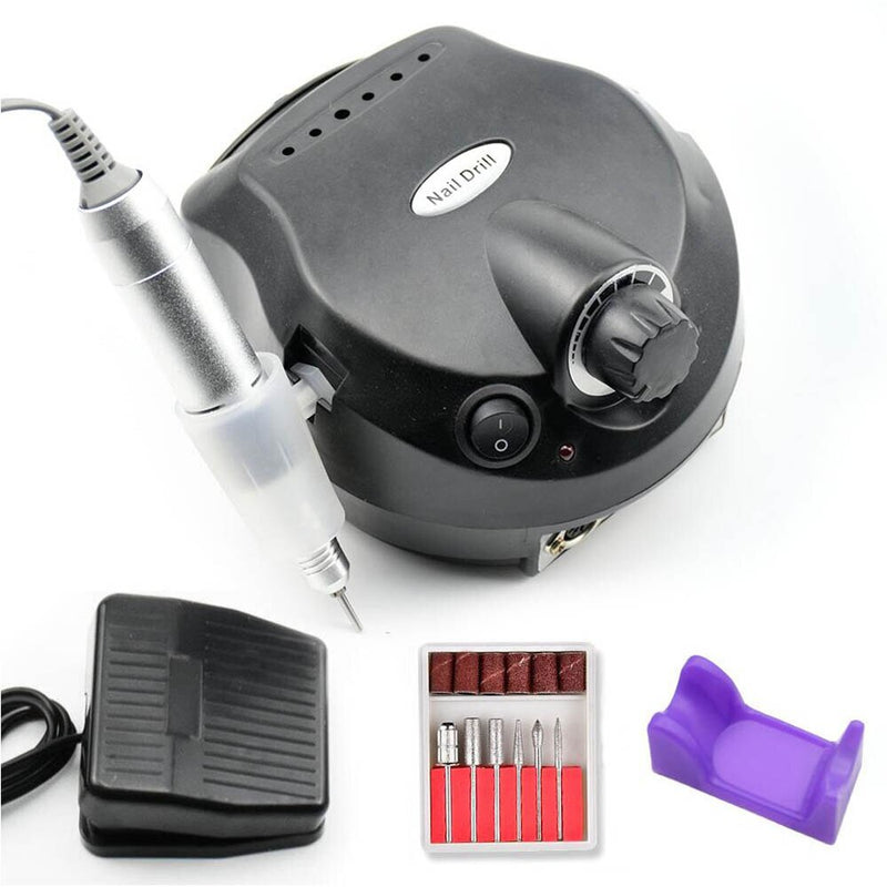 35000rpm Electric Nail Drill Machine Electric Nail File With Manicure Pedicure Mill Cutter For Professional Pedicure Nail Tools