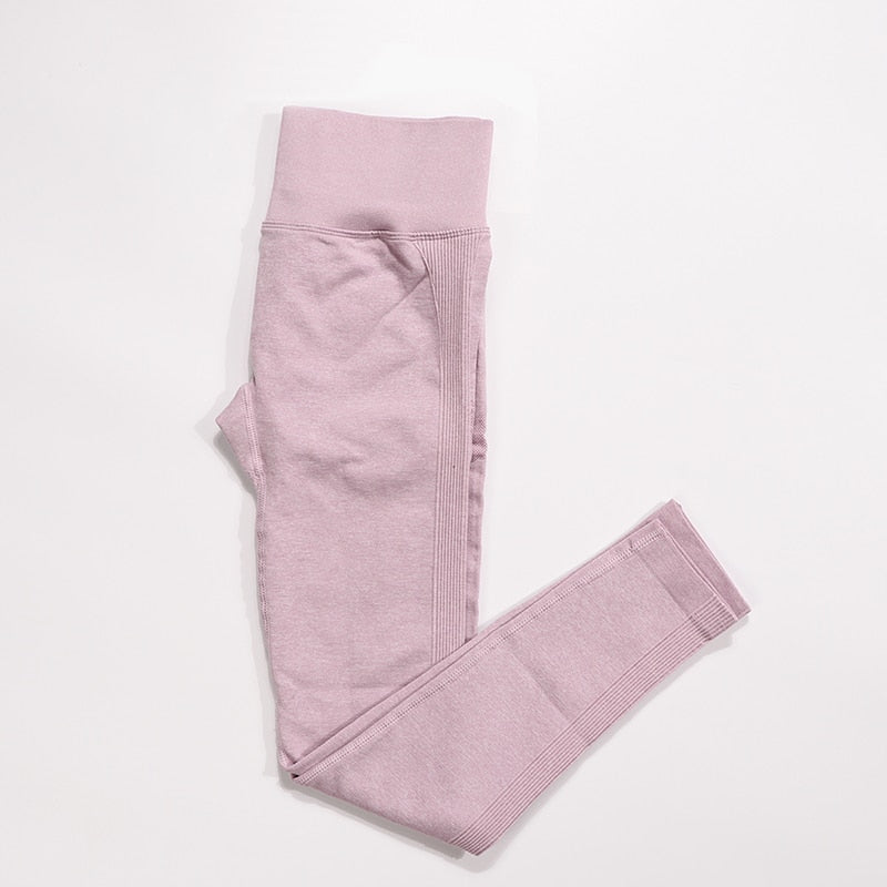 Pantalones de Yoga Push Up sin costuras de cintura alta, mallas deportivas para mujer, mallas deportivas para correr, gimnasio, energía, pantalones deportivos