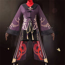 Genshin Impact Hutao Cosplay Costume Uniform Wig Cosplay Anime Game Hu Tao Chinese Style Halloween Costumes For Women
