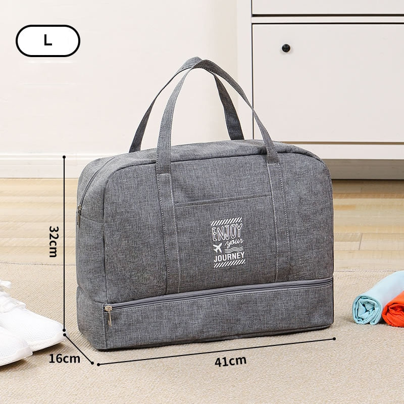 Bolsa de viaje impermeable para deportes de natación, ropa para correr, organizador de zapatos, equipaje para hombres y mujeres, bolsa portátil ordenada, accesorios