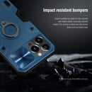NILLKIN for iPhone 13 Pro Max Case for iPhone 13 Mini Case with Ring stand Case Camera Protection Slide cover