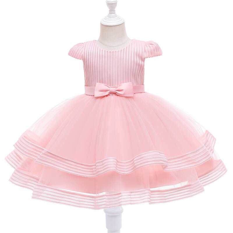 Tutu Friesen Blume Baby Mädchen Kleid für Hochzeitsfeier ärmellose Säuglingsbabykleider für 1. Geburtstag Kleinkind Taufe Kleidung