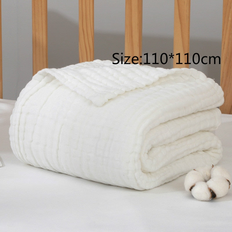 Baby Blankets Newborn Baby Blanket Cotton Muslin Manta Bebe Recien Nacido Muslin Squares Baby Swaddle Wrap Blanket Wrapples