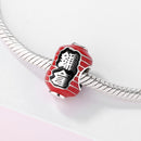 2021 Japanese Style Culture Warm Wishes Charms Metal Beads for Women 925 Sterling Silver Charm Jewelry for Bracelet Bangle Gift