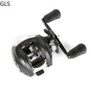 GLS Fishing Reel Left Right Hand Baitcasting Reel Adjustable Brake System 8kg Drag 7.2:1 Dual Brake System Reel 8KG Max Drag