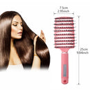 Huiyun Hot Hair Brush Boar Bristle Scalp Massager Comb Nylon Women Wet Curly Tangle Brushes Salon Detagling Hairdressing Styling