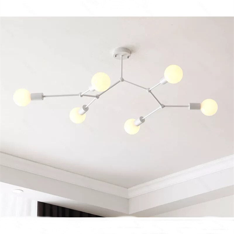 Modern LED Ceiling Chandelier Lighting Living Room Bedroom Molecular Chandeliers Multiple heads Creative Home Lighting Fixtures