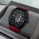 BAOGELA New Arrival Style Pirate Skull Quartz Men Watches Military Silicone Brand Mens Sports Watch Waterproof Relogio Masculino