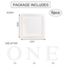 Staraise Transparent Letter A-Z Box Custom Baby Name Balloon Box Girl Boy Baby Shower Decorations Baby 1st Birthday Party Decor