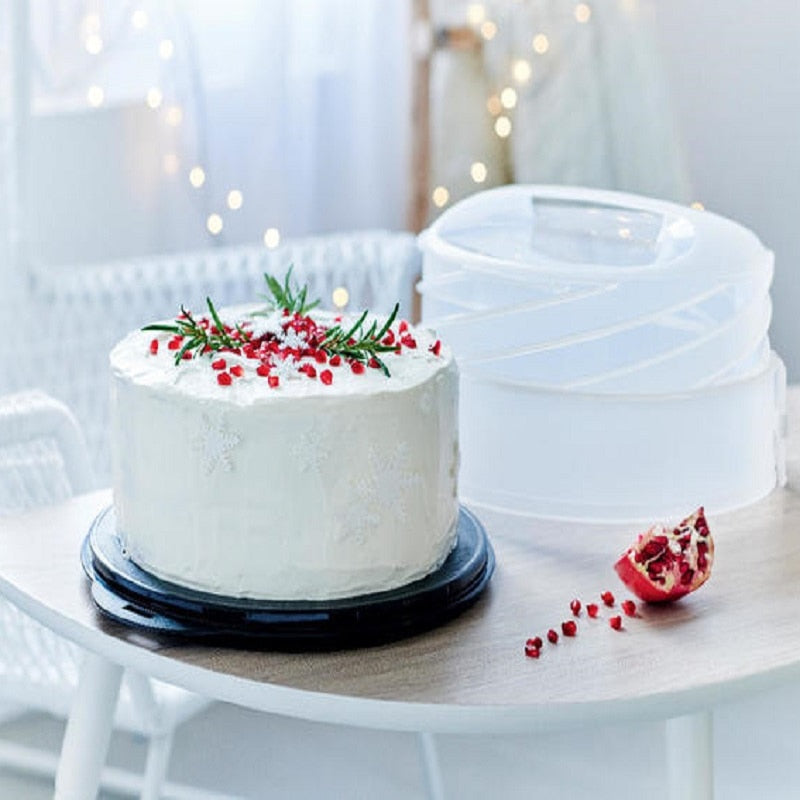 Cake Transport and Storage Container, Tupperware Adjustable Cake Container