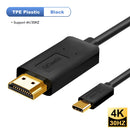 QGeeM USB C to HDMI 4K 60Hz Cable USB Type C to HDMI Adapter USB-C HDMI Thunderbolt 3 Converter for MacBook Huawei Samsung S10