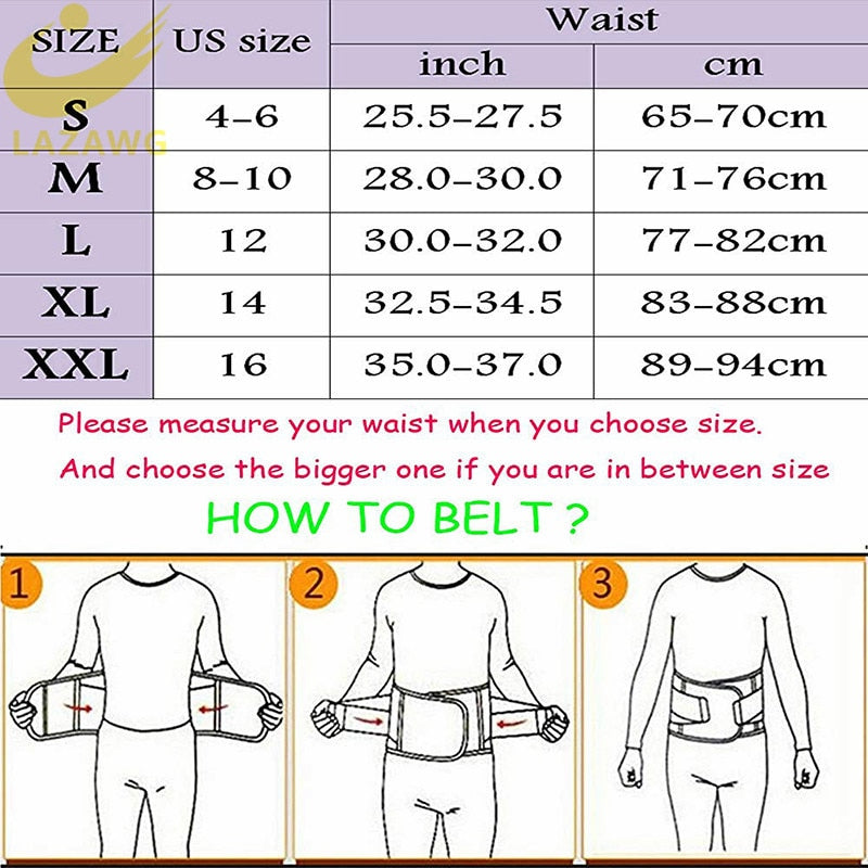 LAZAWG, cinturón de entrenamiento de cintura para mujer, faja reductora de cintura para Control de barriga, faja de entrenamiento para el sudor de Sauna, faja deportiva delgada para el vientre