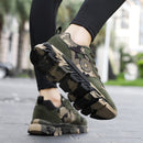 Fashion Sneakers for Men Outdoor Army Green Casual Shoes Men Camouflage Comfortable Mans Walking Footwear Lovers Size 36-44